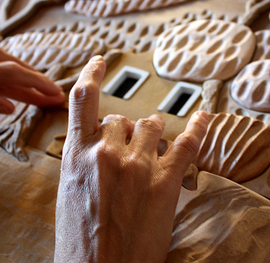 Découverte tactile et reconstitution du tableau, La Ferme des Collettes